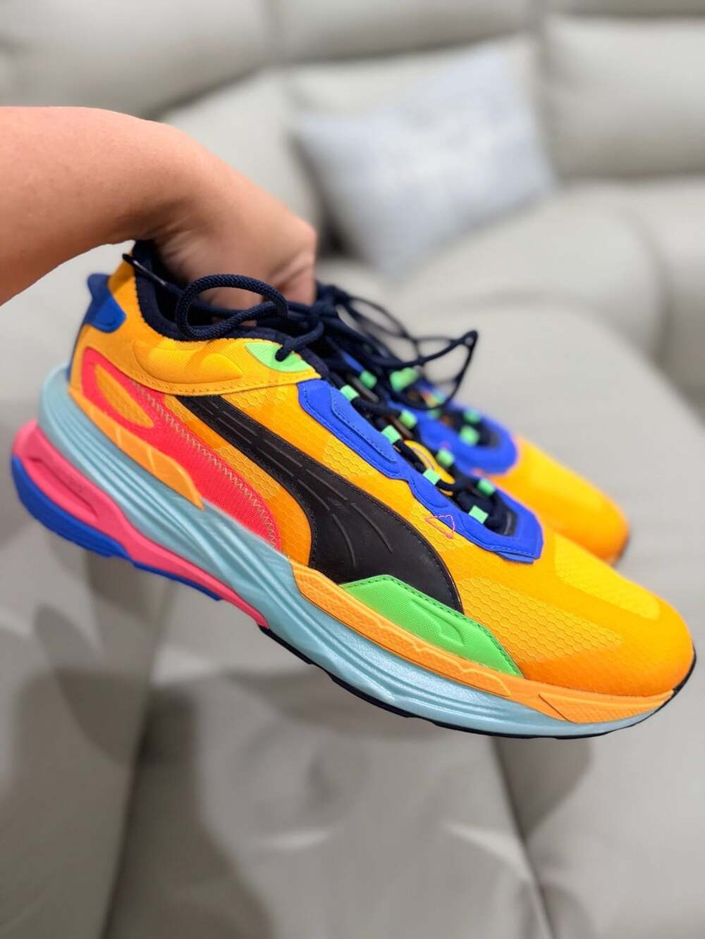 Puma Extent Nitro Energy Drink Size 10.5 Sun Stream Sunset Glow